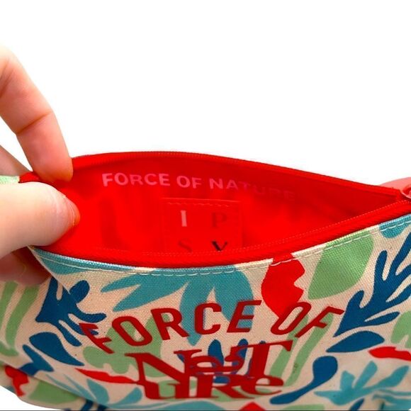 NWT Wool+ Pepper Co. x Ipsy FORCE OF NATURE Cosmetic Bag - Picture 3 of 3